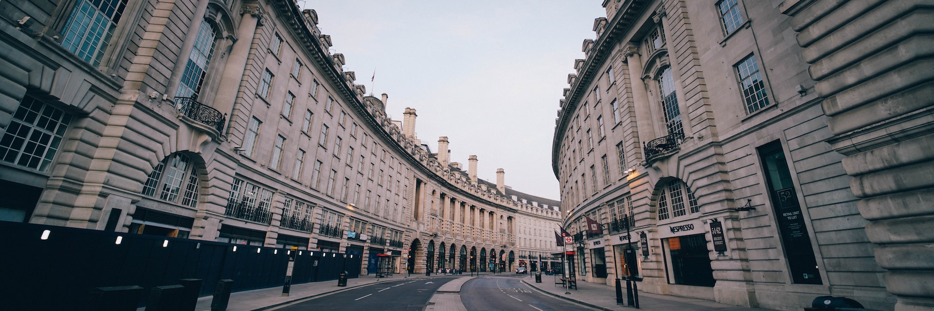 Shopping in London Regent Street London Early Morning