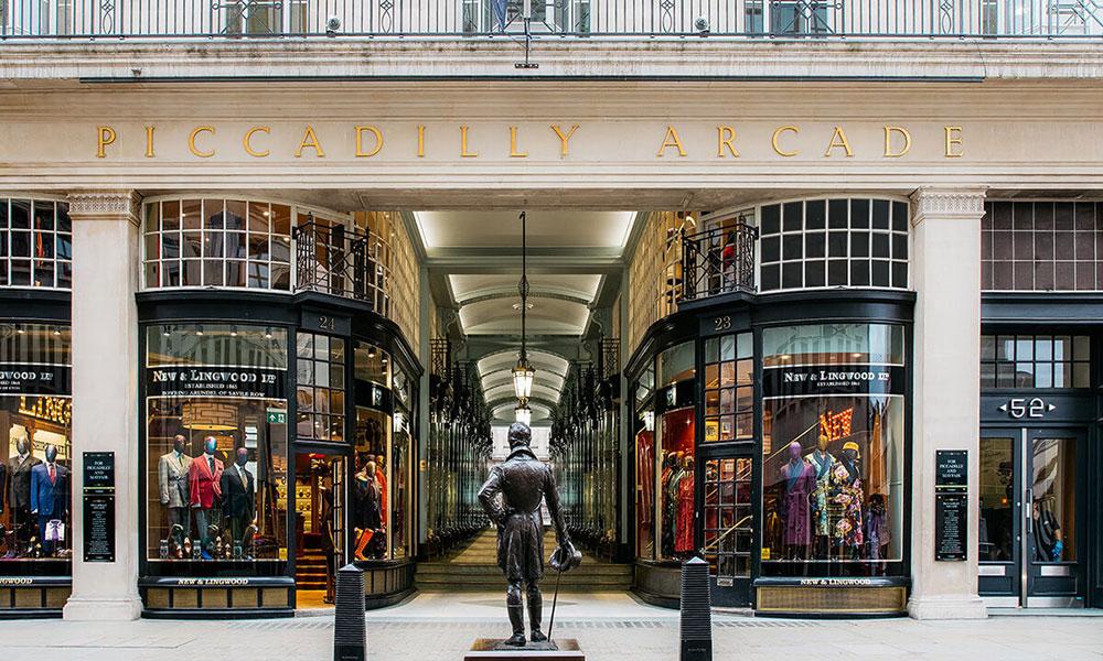 Shopping in London St James London Shopping PIccadilly Arcade