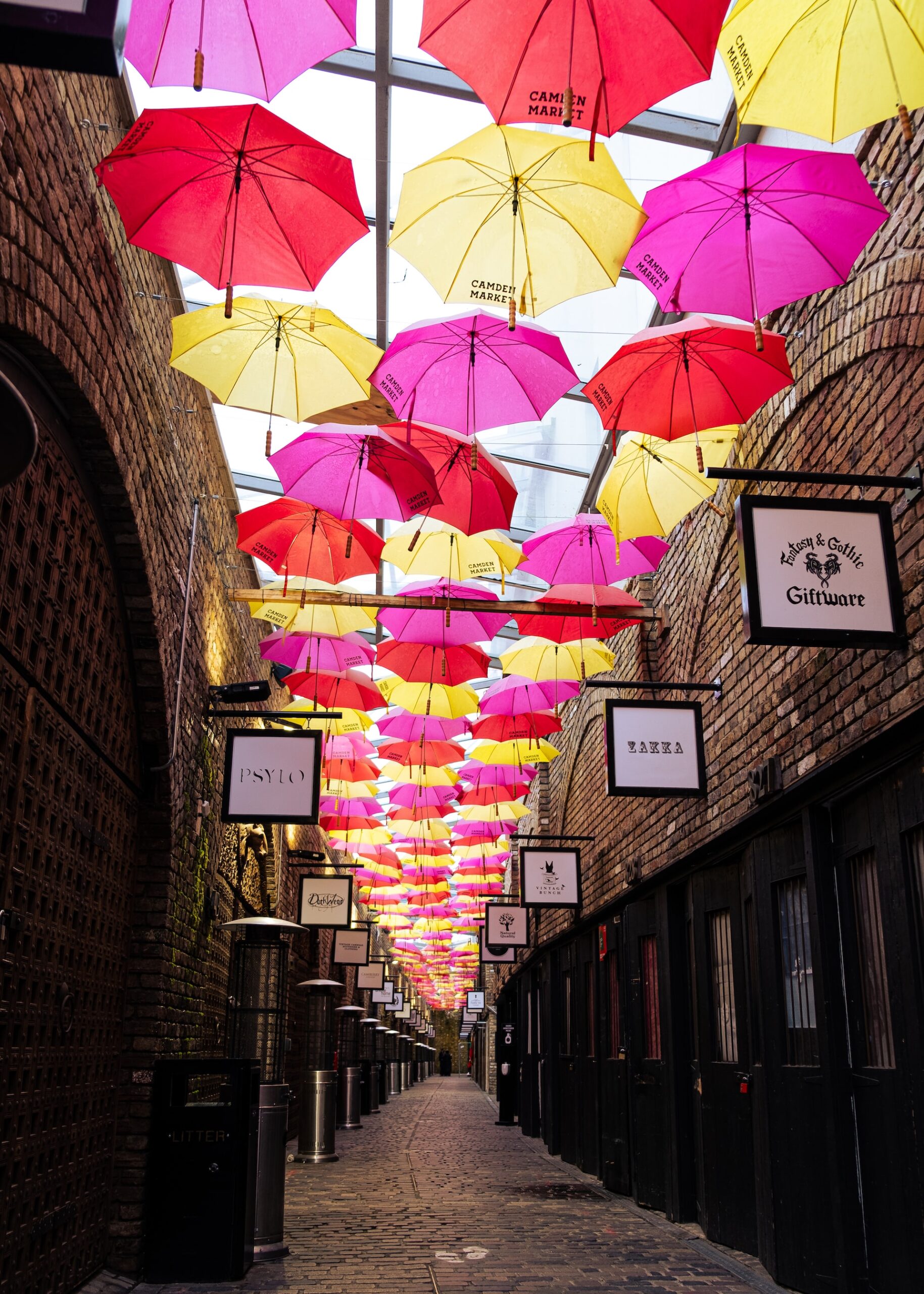 Camden Market London Stables Umbrella Shopping