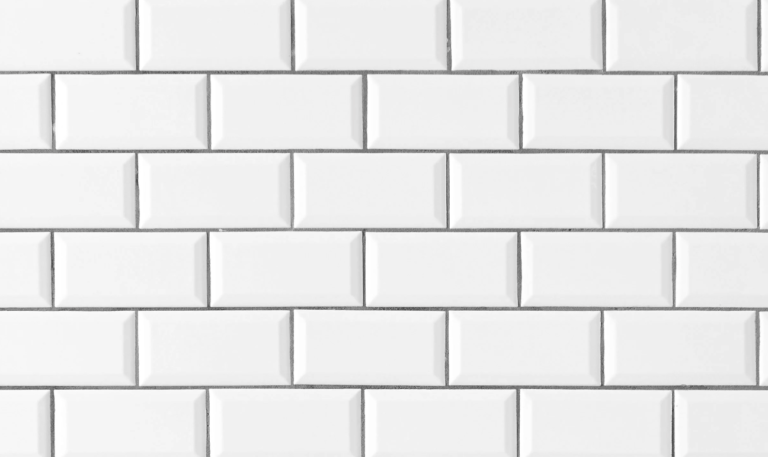 white subway tiles