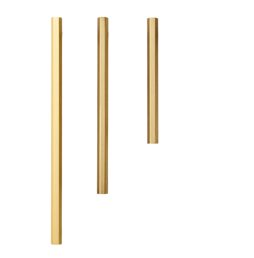 gold handle modern straight